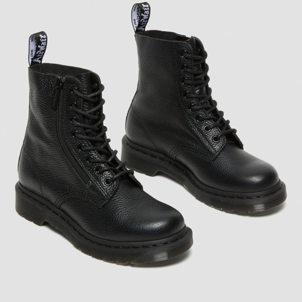 Dr Martens 1460 Pascal Women's Leather Zipper Lace Up Boots